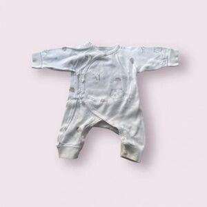 Baby Cotton Onesie Set With Hat